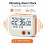 Silent Vibration Portable Vibrating Alarm Clock and Timer, Battery Powered Digital Clock with Backlight, 3 Alarm Modes 3