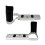 Camera Quick Release L Plate Base Hand Grip L Shape Grip for A7C2 Camera Accessories Black+Silver 2