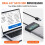 Novo Cabo Adaptador Conversor USB 3.2 para  para HDDs e SSDs de 2,5" e 3,5", Leitor de Disco Rígido Externo com  Display 7