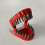 Fake Teeth Drill Bit Holder - Plastic Screwdriver Bit Organizer for Workshop, Garage DIY Tool Storage 4