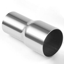 Tuyau Réducteur D'Échappement 63 mm-76 mm, Adaptateur de Transition pour la Réparation Du Système D'Échappement Modifié D'une Voiture