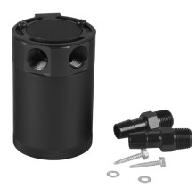 Dual-Port Oil-Air Separator Kit - Automotive Engine Oil-Air Separator / Catch Can