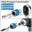 3pcs Tap Socket Set for Taps, Reamers, and Screw Extractors with 3/8" Socket Adapter 6