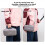 Carrying Case for  X6, Protective Carry Case with Shoulder Strap Hard Shell Storage Bag for Travel Case Gray 5