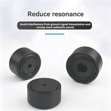 4 Pcs HIFI Speaker Spikes Stand Feet Pad Aluminum Alloy Isolation Absorb Shock Amplifier Base Feet for Speakers
