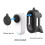 Protective Case for  GO 3S Thumb Camera - Pin-Style Lens Cover Shockproof Shell Accessories 8