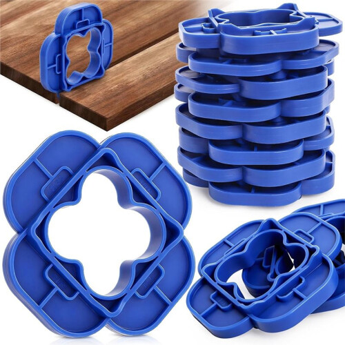 24pcs Wood Board Plastic Spacer Rings - Decking Shim Leveling Washers for Construction, Flooring, and DIY Projects 2
