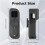 For  GO 3S Retro Bundle Silicone Protective Case Full Camera Coverage Precision Fit Access to All 7