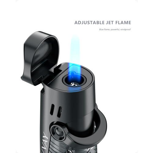 Jet Lighter Butane Refillable, Sold without Gas 1