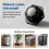 12 Rotelle per Mobili Autoadesive Resistenti, Piatte, con Viti, A Sfera Silenziose A 360 3