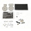 For NDS Housing Replacement Case Cover with Buttons Sticker for NDS Gaming Accessories B 5