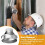 Adaptador de Redução de Duto Redondo de 4" para 3" com Crimpagem para Sistemas de Ventilação, Aço Galvanizado (4,3 Polegadas) 5