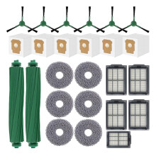 Accessoirekit voor 405 Combo/505 Combo Robotstofzuiger, Inclusief Hoofdborstels,Stofzakken en Dweilpads