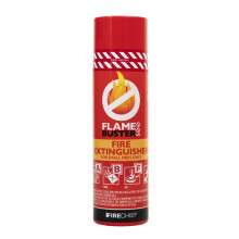 Flamebuster Multipurpose Fire Extinguisher with UK Kitemark, 500ml - Aerosol Fire Extinguisher Suitable for Class A, B & F Fires - Immediate Use, Non