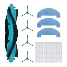 11-Pack for Lubluelu L15 BPMIO B15/B15 Robot Vacuum Replacement, Main Brush, Side Brushes, HEPA Filters & Mop Pads