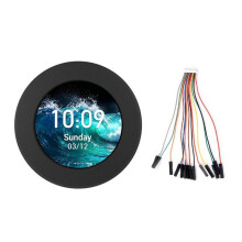 Waveshare ESP32-C6 1,28 Inch LCD-Display Ontwikkelingsbord 240x240 65K Kleuren Ondersteunt 2,4 GHz Wi-Fi 6 BLE 5 met Behuizing