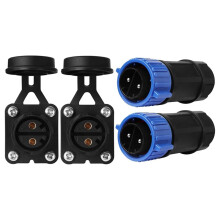 2er-Pack Trollingmotor-Stecker 12V/24V/36V/48V für Downrigger / Angelrolle, Wasserdichter Gleichstromanschluss für Boote