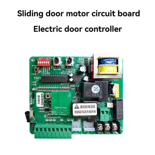 WiFi Sliding Gate Opener Controller Board with 3 433MHz Remote Control Motherboard Circuit Card for Automatic Gate