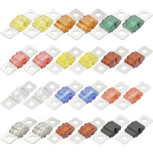 24PCS AMI/Midi Fuse Kit, 32V High Current Bolt- Fuses, Automotive Fuses for Car Truck Marine Boat