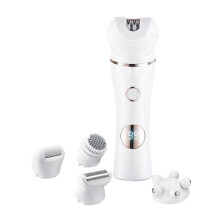 Aparador de Pelos Elétrico 5 em 1 para Corpo Feminino, Aparelho de Barbear para Áreas Íntimas, Lixa, Ferramenta de Remoção de Pelos para Uso