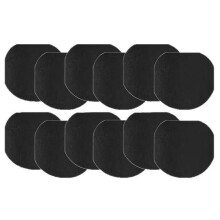 12pcs Adhesive Horseshoe Pads - for Hoof Care, Shock Absorption, Anti-Slip Traction, and Cushioning Protection.