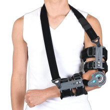 Hinged Elbow Brace, Post Op ROM Elbow Immobilizer with Sling for Cubital Tunnel Syndrome, Tendon Rehabilitation Left