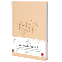 Gratitude Journal - For Gratitude and Daily Reflections - Selfcare Journal for Women and Teenagers - Reduce Stress and Overwhelm. Peach Blush by