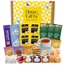 Luxury Afternoon Tea and Biscuits Hamper | Featuring Borders Biscuits,Teabags, Jams and Marmalade, Hot Chocolate, and Coffee Bags | Perfect for Women