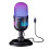 Gaming Microphone, USB Computer Microphone for PC, Mac, PS4/5, Condenser Podcast Mic for Studio Recording, for Streaming Podcast YouTube, with Led 1