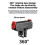Magnetic Quick Release Adapter for  OSMO Action 5/4/3 360Rotatable Design 1/4 Screw Hole 5