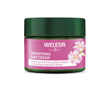 Smoothing Day Face Cream with Wild Rose & White Tea, Moisturising Cream for Women & Men, Reduces Wrinkles, Age Protect Complex, Vegan, 40ml