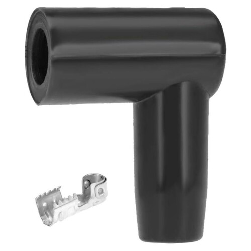 HEI Style  Boot Terminal Kit, Distributor Ignition Boot 90 Degree Connector Wire 2