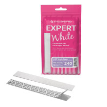 Expert 20 White Disposable Adhesive Soft Foam Nail Files 30 Pcs