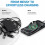 Base di Ricarica Wireless per Auto da 15 W, Tipo C, con Superficie Testurizzata e Supporto per Smartphone, Ideale per L'Auto. 4