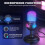 Gaming Microphone, USB Computer Microphone for PC, Mac, PS4/5, Condenser Podcast Mic for Studio Recording, for Streaming Podcast YouTube, with Led 2