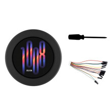 Waveshare ESP32-C6 Touch LCD 1,28 Inch IPS-Display Ontwikkelingsbord 240x240 65K Kleuren 2,4 GHz WiFi 6 BLE 5 6-Assige IMU met Behuizing