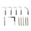 12Pcs High Quality Automobile Airbag Removal Tool Kit for 3
