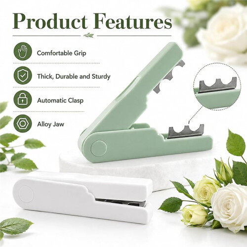 2 Pcs Rose Thorn Remover, Thorn Stripper Leaf Thorns Stripper Tool Quick Flower Stem Cutter Flower Leaf Strippers 2