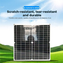 20W Solar Panel 12V Solar Cell with 100A Controller Solar Charge for Phone RV Car Charger Outdoor Battery Supply