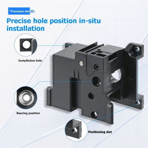 For  P2S Extruder Unit Front Cover Assembly 3D Printer Replacement Part Extruder Front Protective Cover 1