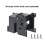 For  P2S Extruder Unit Front Cover Assembly 3D Printer Replacement Part Extruder Front Protective Cover 3