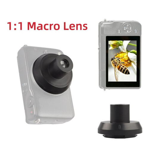 22mm F/10 Microscope Lens Adapter for EOSM Macro Lens for  EOSM50 Cameras 1