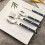 4Pcs Acrylic Handle Flatware Set Stainless Steel Cutlery Knife Fork Spoon 5