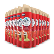 Air Freshener, Aerosol Room Spray and Odour Eliminator, Frosted Floral Cherries, Pack of 12 (12 x 300ml)