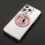 Magnetic Phone Grip Holder (Compatible with MagSafe) Thin Silicone Finger Loop Ring for iPhone (Pink Glitter) 6