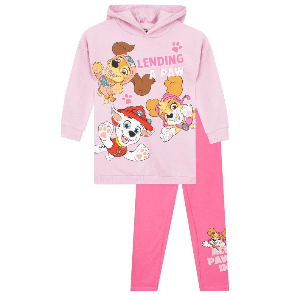 PAW PATROL Outfit | Girls Hoodie And Leggings Set | Girls Outfits | Ages 18 Months To 8 Years - Image 3