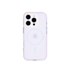 EvoArt for iPhone 16 Pro Compatible with MagSafe - Impact Protection Case - in Holographic Purple