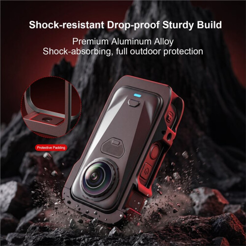 Protective Expansion Frame Case for  X6 Shockproof Aluminum Alloy Rabbit Cage for Action Camera Accessories 1
