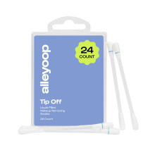 Alleyoop Cotton Swabs per Trucco, Bastoncini per Rimuovere il Trucco a Liquido (24 Pezzi, 1 Confezione)