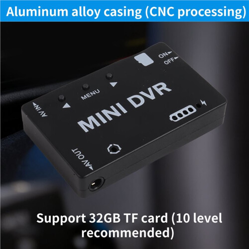 FPV Recorder  FPV DVR Module NTSC/PAL Switchable Built-In Battery Video Audio FPV Recorder para RC Models Racing(A)